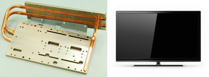 Heat pipe for cooling advanced-laser diodes TV
